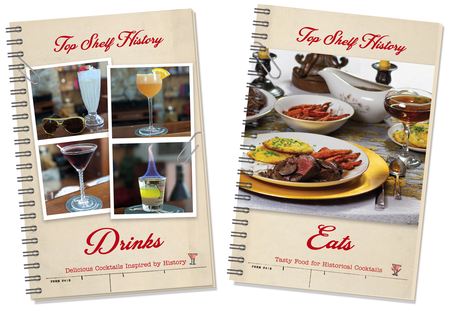 Recipe Books COMBO | The Official Cocktail AND Food Recipe Books